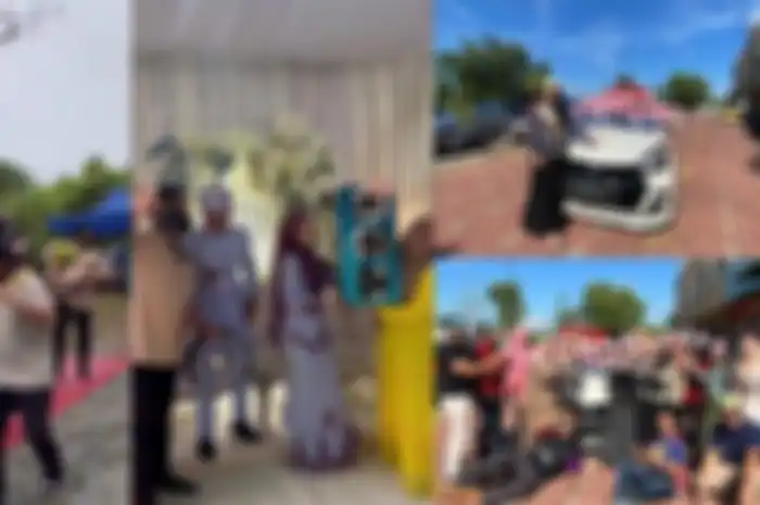 Bos beri hadiah mobil untuk karyawan sebagai kado pernikahan.