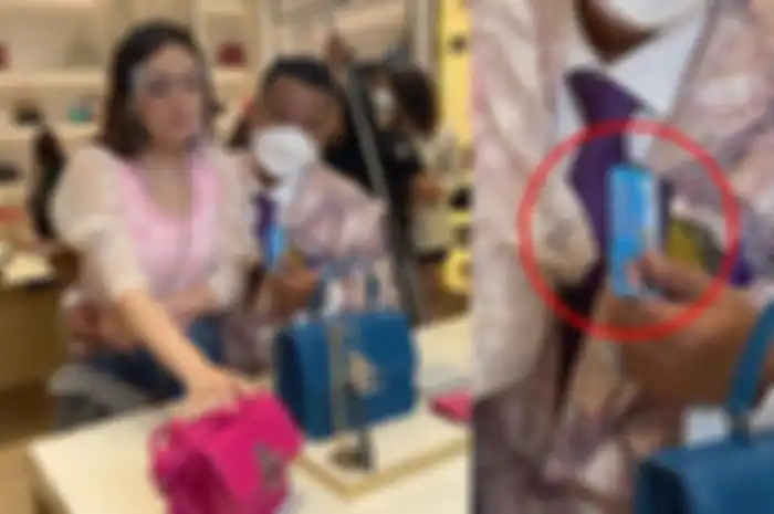 Pangku Celine Evangelista kartu di tangan Hotman Paris jadi sorotan.