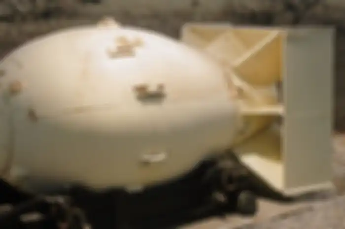 Ilustrasi bom nuklir plutonium