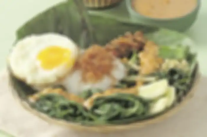Ilustrasi nasi pecel