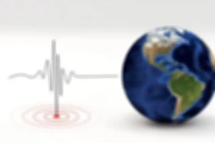 Ilustrasi gempa.