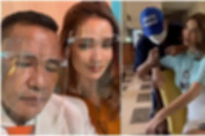 Hotman Paris bersama aspri ke-15, Rheina.
