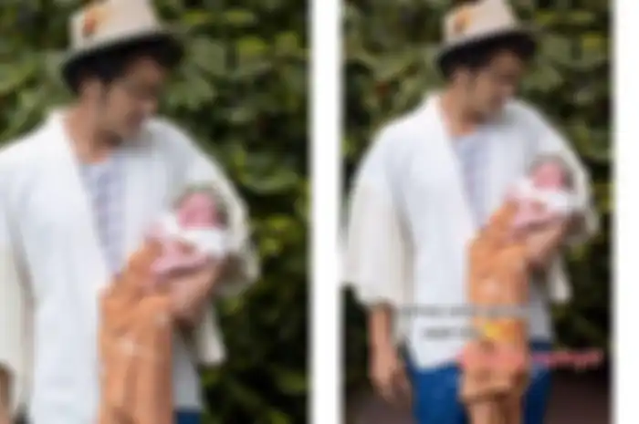 Baby Djiwa Saat Berada Di Gendongan Dimas Anggara