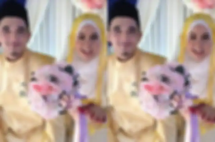 Foto Maztura bersama suami