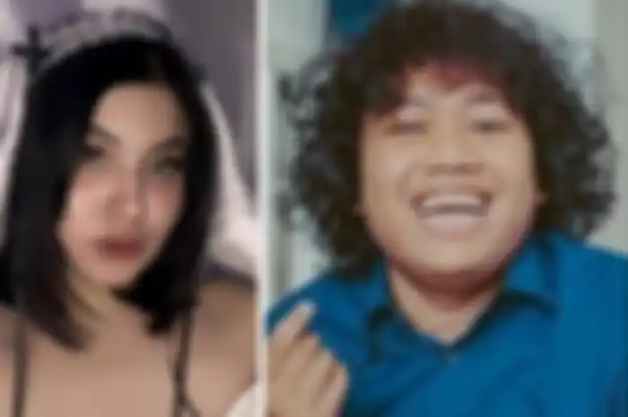 Dea OnlyFans (kiri) dan Marshel Widianto (kanan).
