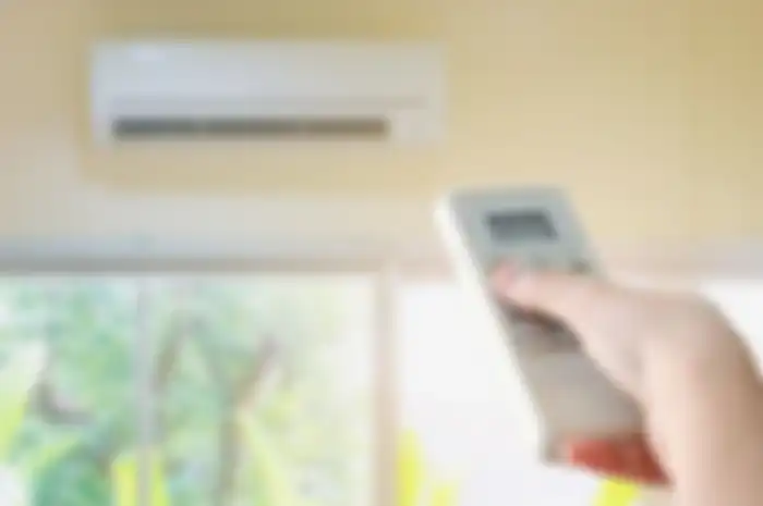 Ilustrasi pendingin ruangan atau AC (air conditioner). 