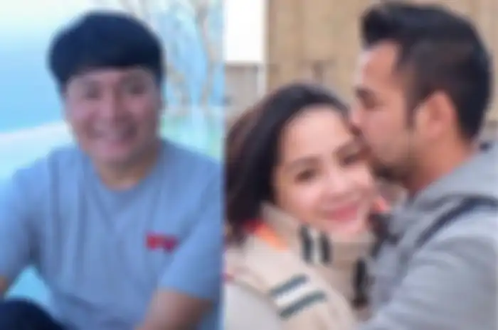 Kolase foto Merry, Nagita Slavina, dan Raffi Ahmad 