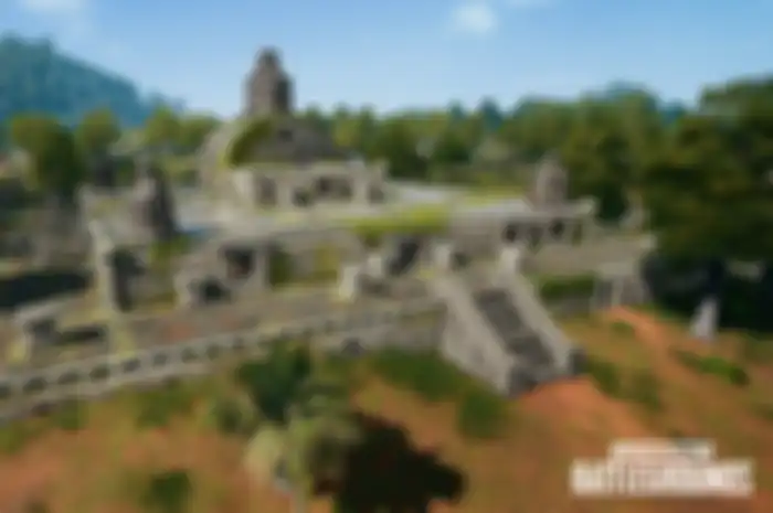 Bangunan Ruins di Sanhok