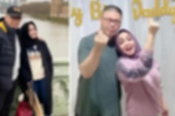 Rieta Amilia dan suami keduanya Basuki Widjaja