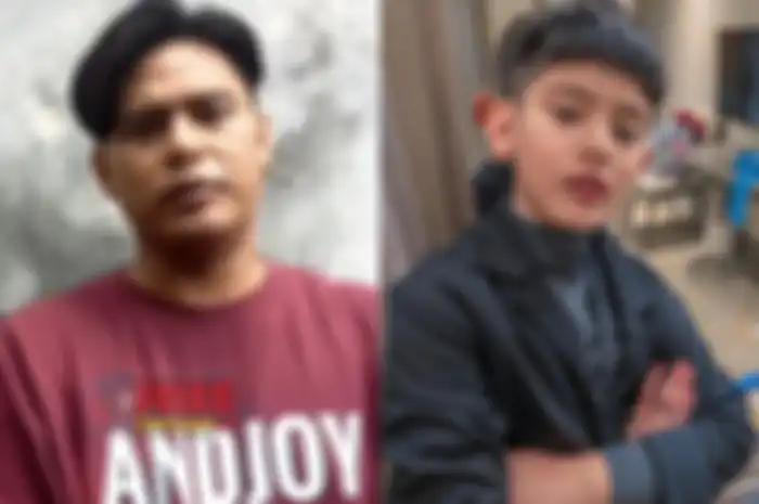 Kolase Foto Galih Ginanjar dan King Faaz. 