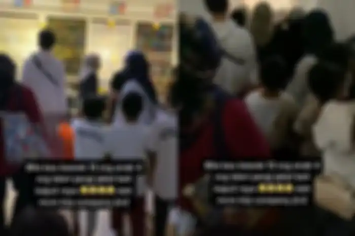 Pria bawa 4 istri dan 13 anak belanja di mall