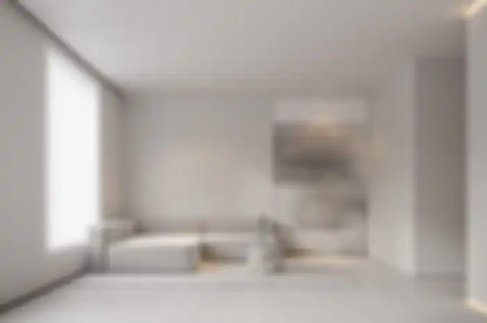 Ilustrasi interior bergaya minimalis