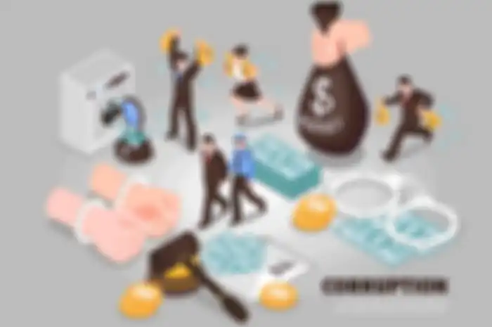 Ilustrasi koruptor