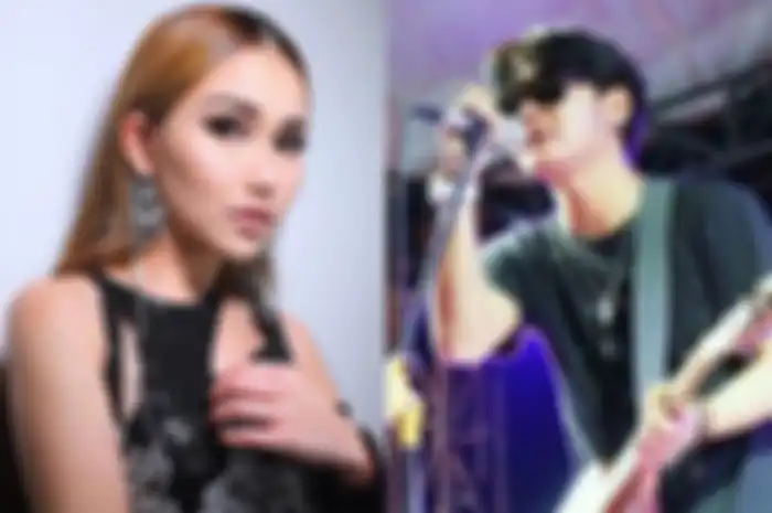 Kolase foto Ayu Ting Ting dan Tri Suaka