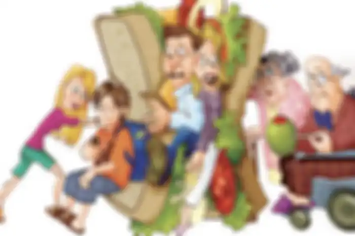 Ilustrasi generasi sandwich
