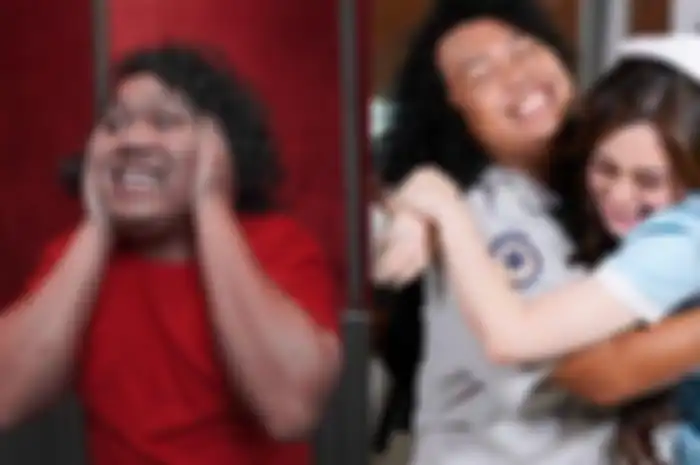 Celine Evangelista dan Marshel Widianto.