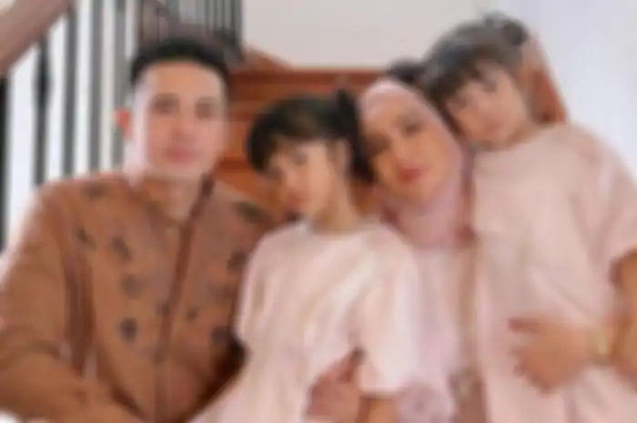 Olla Ramlan dan Aufar Hutapea lebaran bersama
