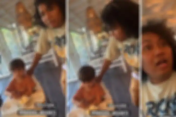 Pemandangan Marshel bersama anak anak Celine langsung jadi sorotan.