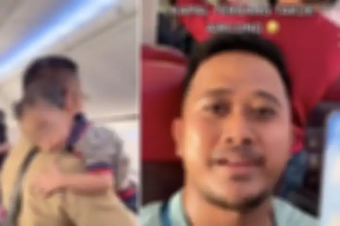 Viral AC pesawat mati 