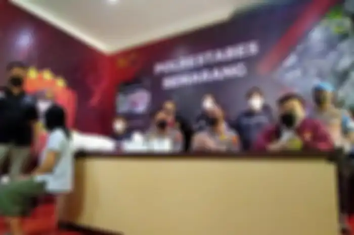 Gelar perkara kasus pembunuhan yang dilakukan RS di Mapolrestabes Semarang. Selasa (11/5/2022).