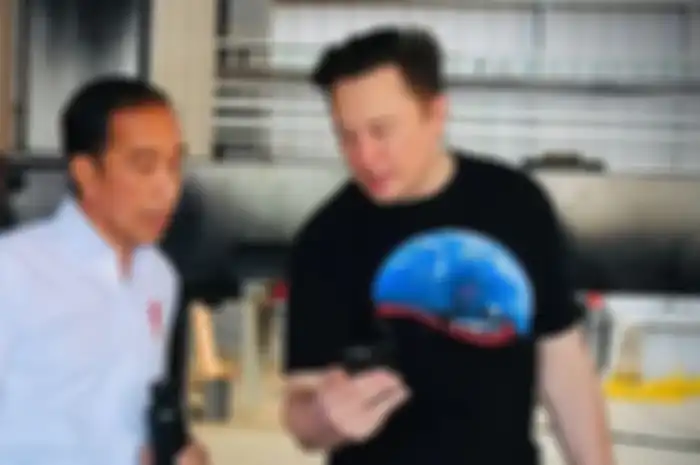 Presiden Jokowi bertemu Elon Musk di markas SpaceX.