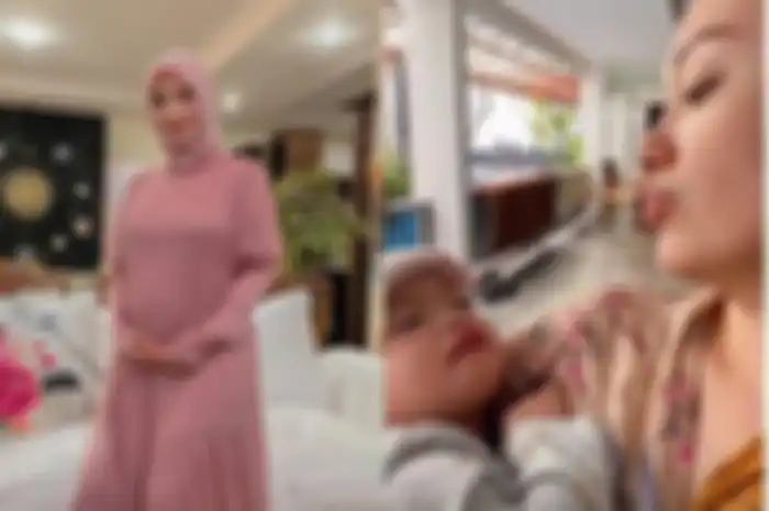 Zaskia Gotik dan putri pertamanya