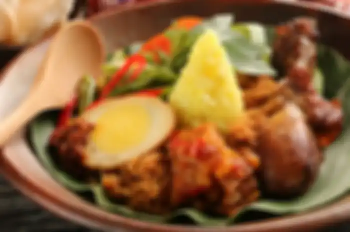 Ilustrasi nasi kuning