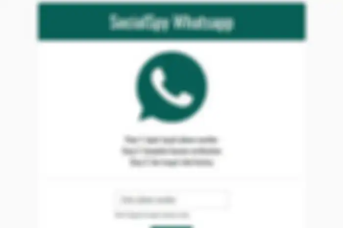 Aplikasi SocialSpy WhatsApp