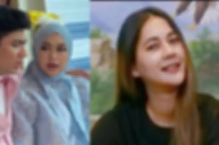 Kolase foto Ria Ricis, Teuku Ryan dan Paula Verhoeven