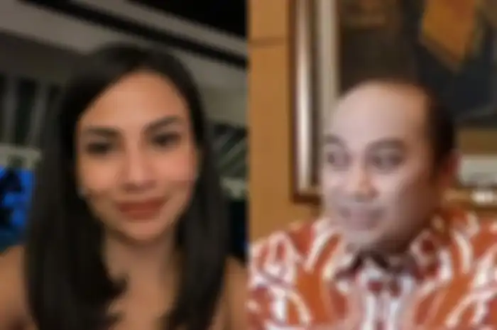 Kolase Foto Vanessa Angel dan Prof Bambang.