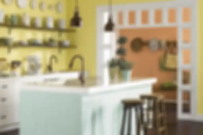 Ilustrasi dapur berwarna