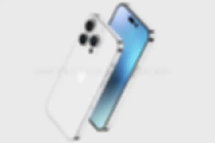 Render iPhone 14 Pro Silver