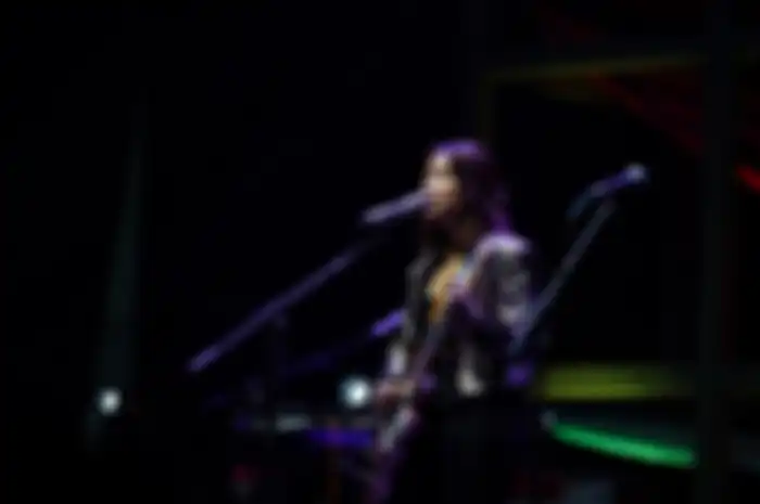 Penyanyi Danilla Riyadi di panggung BNI Java Jazz Festival 2022 hari kedua, Sabtu (28/5/2022).
