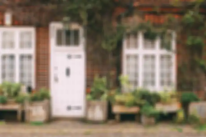 Ilustrasi pintu rumah.