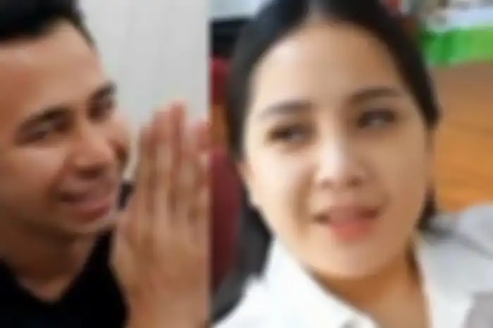 Nagita Slavina (kanan) dan Raffi Ahmad (kiri) 