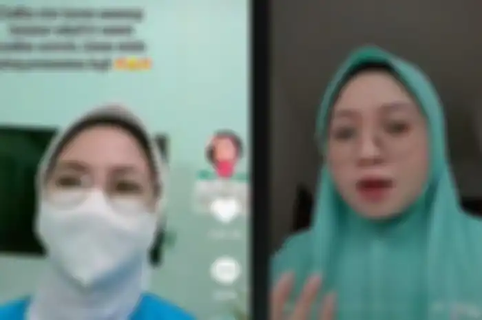 Unggahan Tiktok seorang tenaga kesehatan.