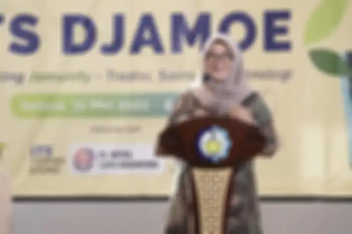 Penanggung Jawab Riset ITS Djamoe Sri Fatmawati SSi MSc PhD menyampaikan penjelasan tentang ITS Djamoe.