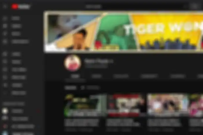 Ilustrasi kanal YouTube Baim Paula dengan 20.6 juta Subscriber