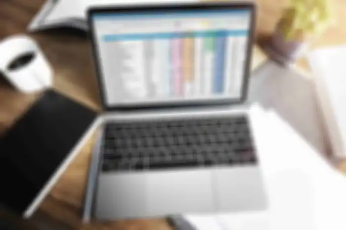 Ilustrasi range spreadsheet aplikasi Excel.