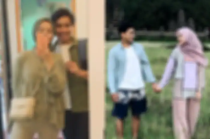 Kolase Foto Nabila Ishma dan Emmeril Kahn. 