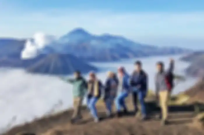 Foto mahal di Bromo cuma untuk iklan