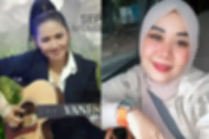 Kolase foto Tiara Marleen dan Puput 