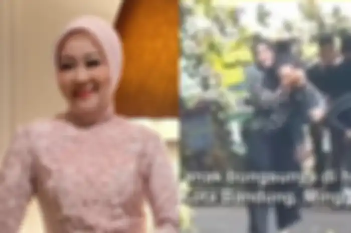Atalia Praratya masih tetap tersenyum karena Arkana Aidan Misbach meski jenazah Eril segera dimakamkan