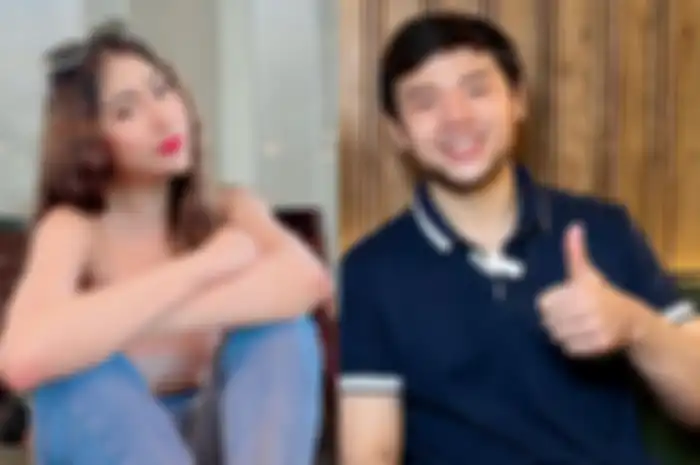 Kolase foto Ayu Thalia dan Nicholas Sean