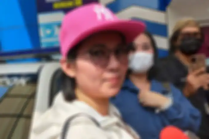Tiara Marleen saat ditemui Grid.ID di Polres Metro Kota Depok, Senin (20/6/2022). 