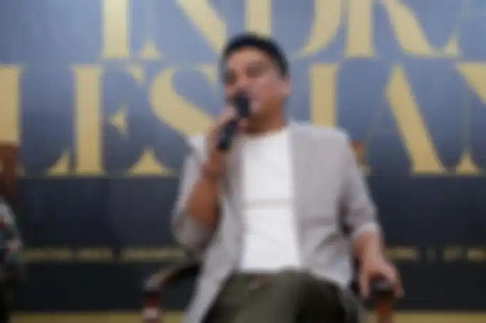 Indra Lesmana saat jumpa pers konser Indra Lesmana Legacy Concert di The Dharmawangsa, Jakarta Selatan pada Selasa, (21/06/2022)