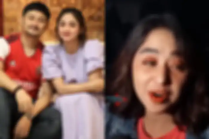 Kolase Foto Angga Wijaya dan Dewi Perssik Cerai. 