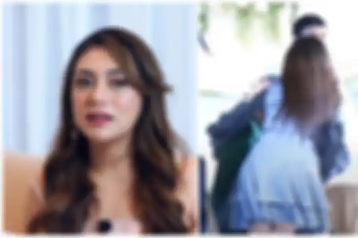 Celine Evangelista mencium Regi Datau