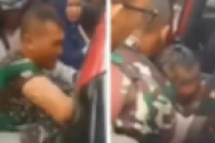 Anggota TNI pecahkan kata mobil selamatkan balita, ternyata anaknya sendiri.