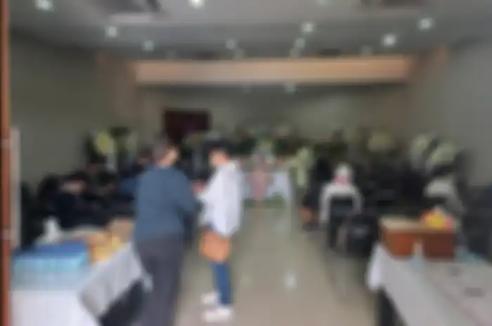 Suasana rumah duka Rima Melati.